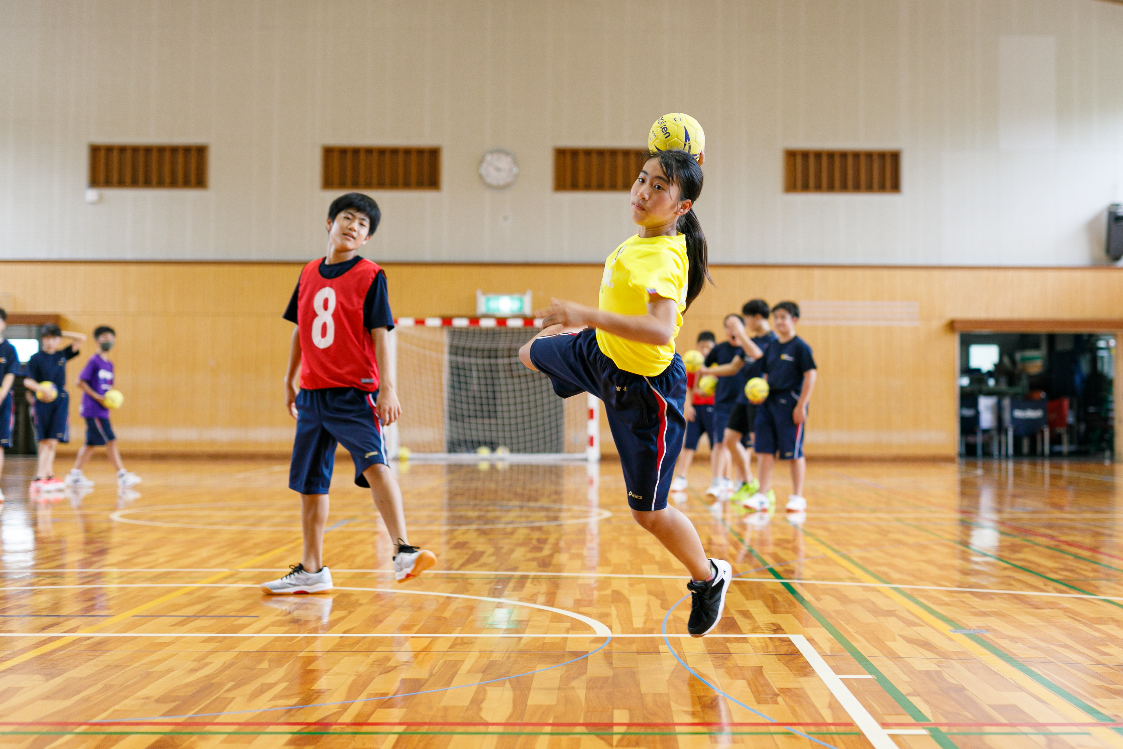 部活動：女子ハンドボール部 