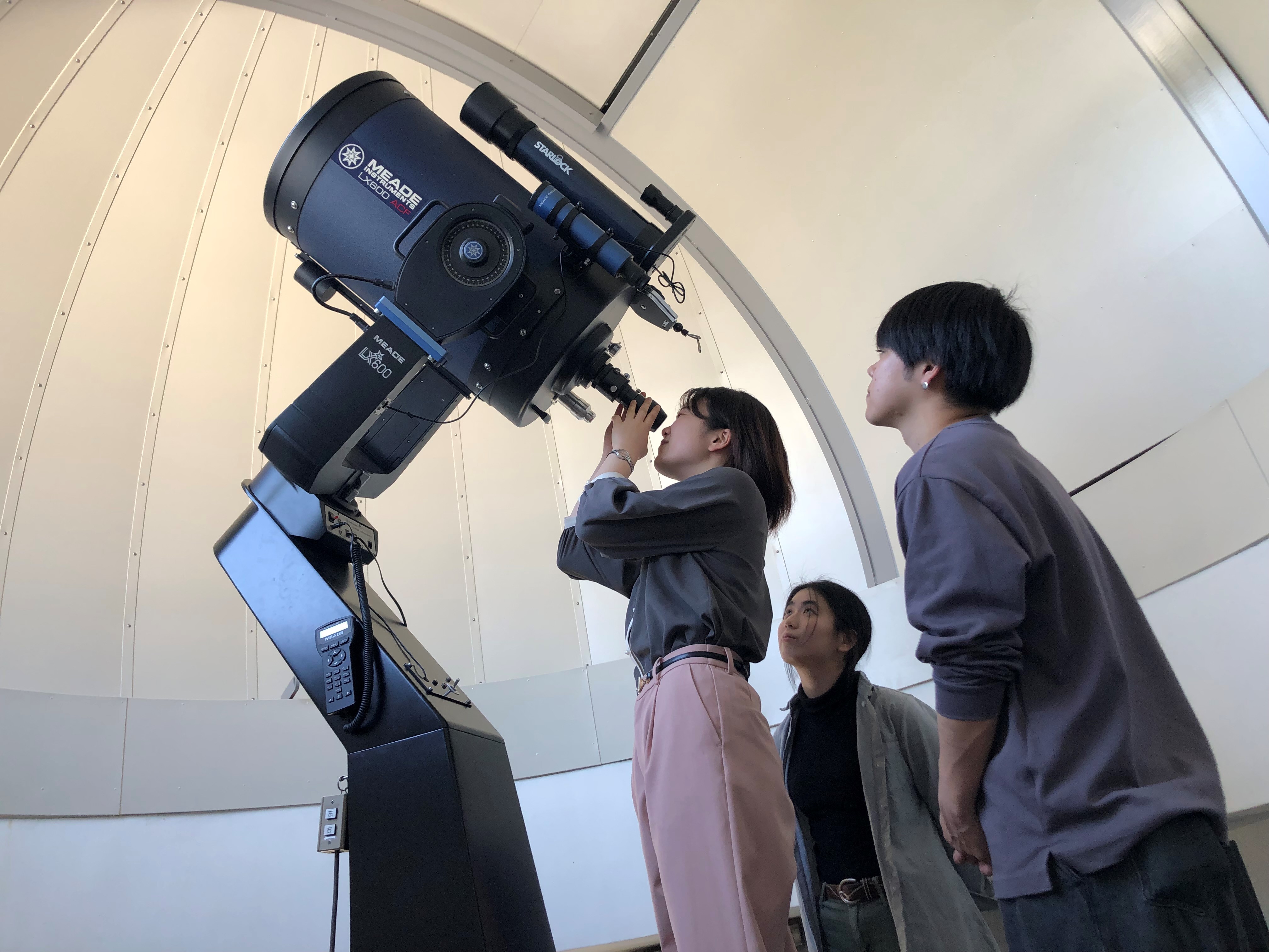 大学附属天文台での天体観測実習
