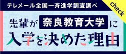 先輩が先輩が奈良教育大学に入学を決めた理由（外部リンク）