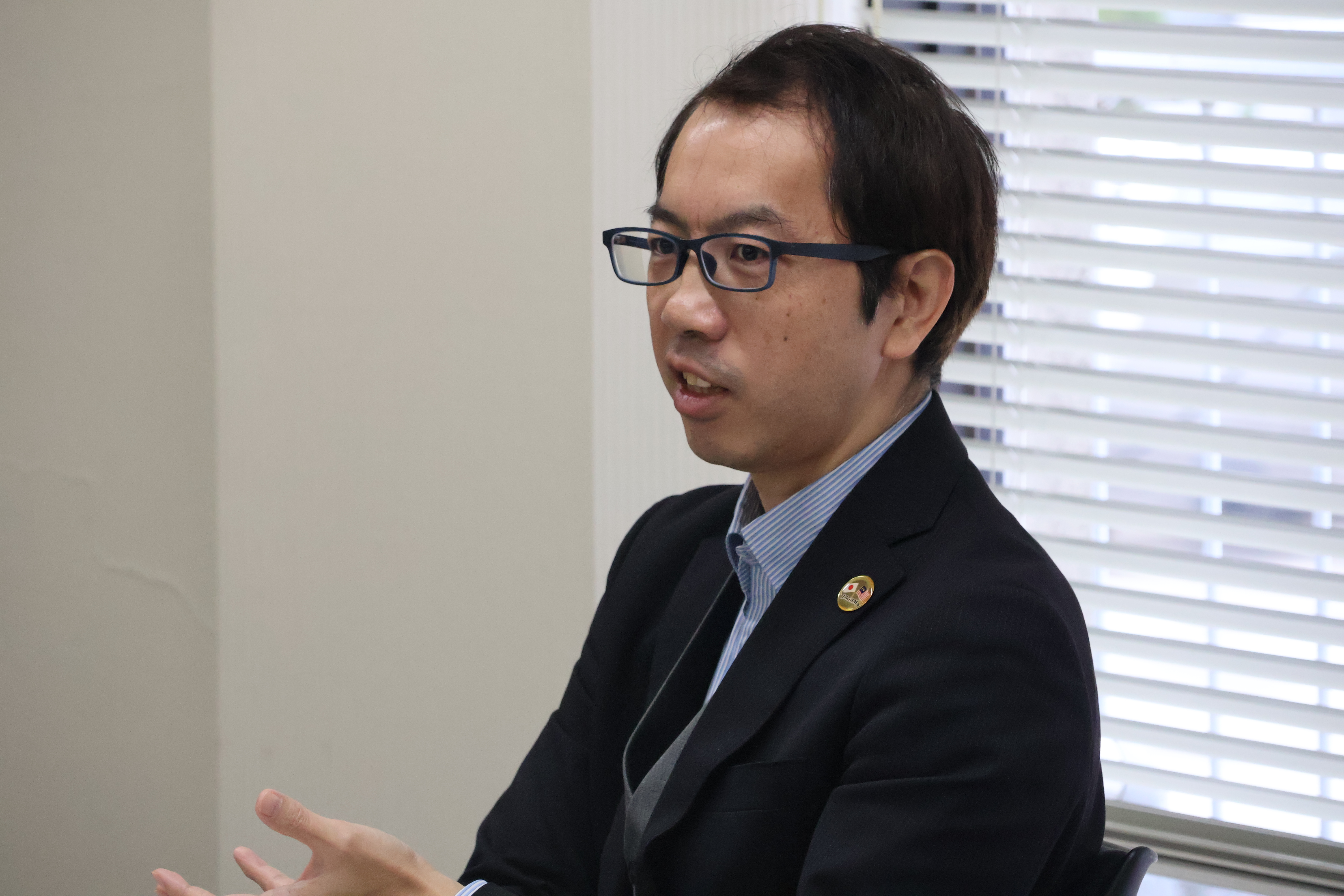 講演を行う石川文部科学広報官